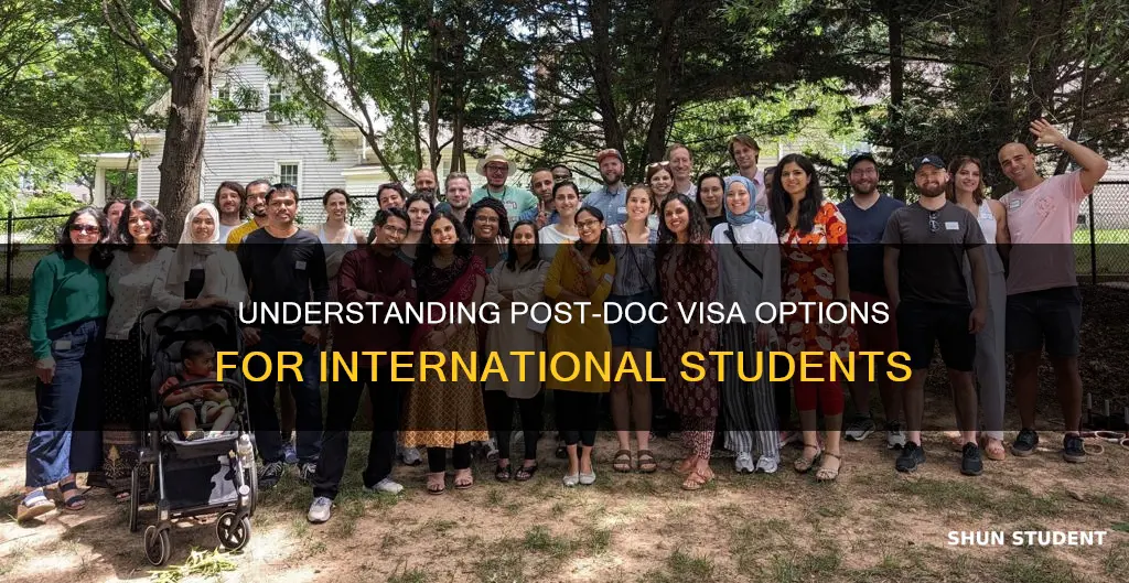 what is post doc visa status for international students
