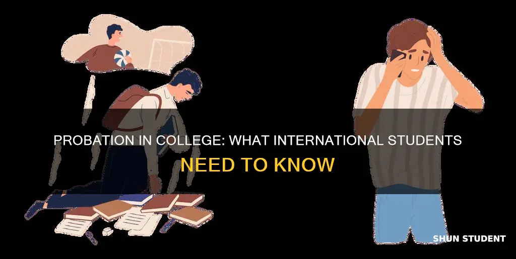 what is probation in college for international students