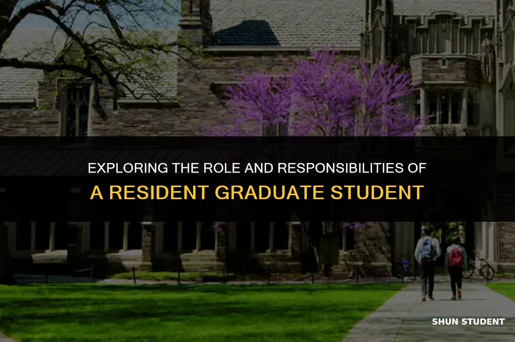 what is resident graduate student