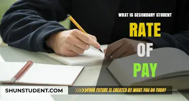 Secondary Student Wage Rates Explained