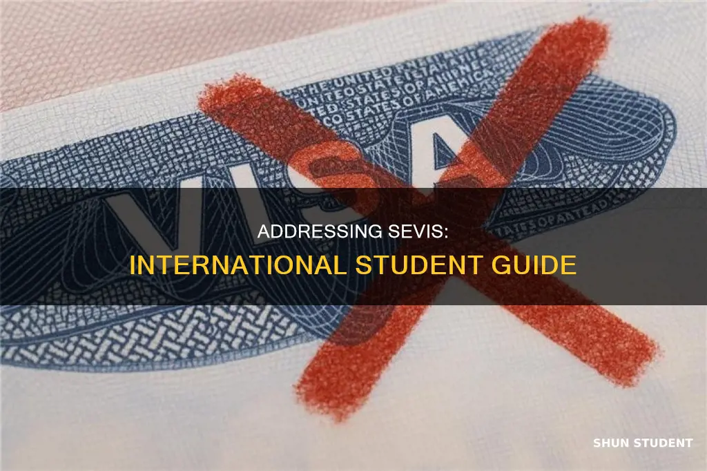 what is sevis address for international students