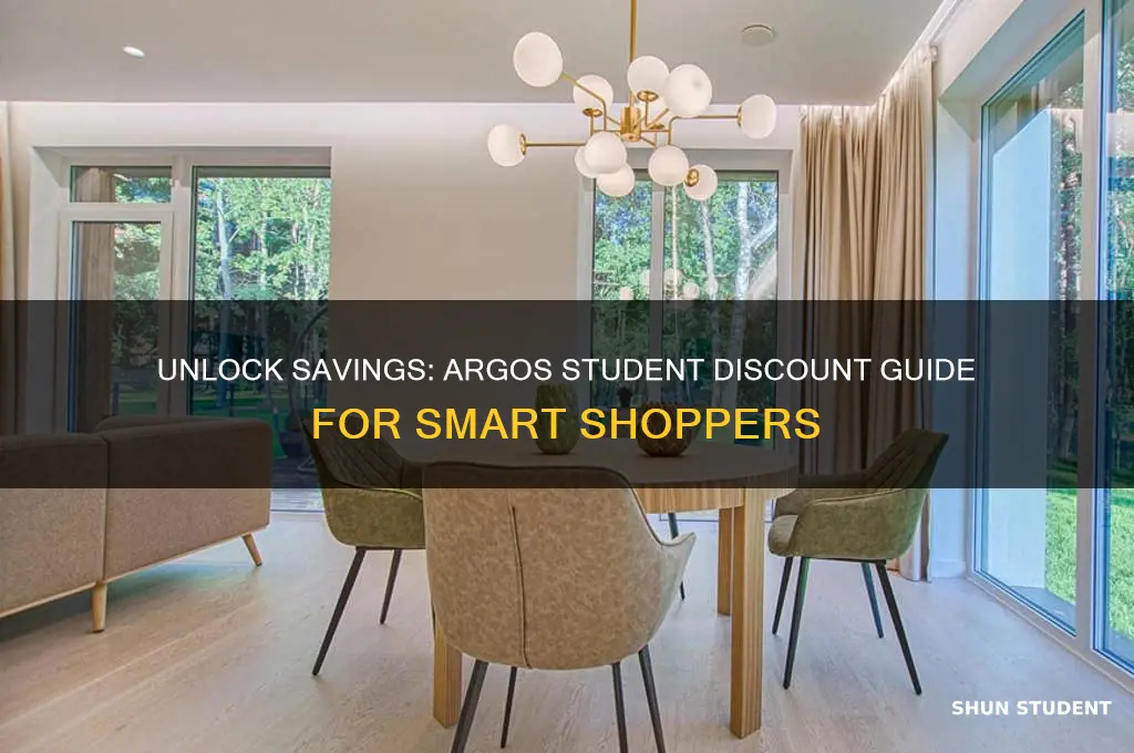 what is student discount at argos