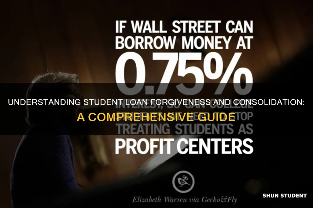 what is student loan forgiveness and consolidation