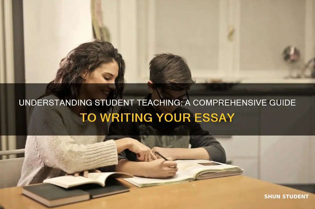 what is student teaching essay