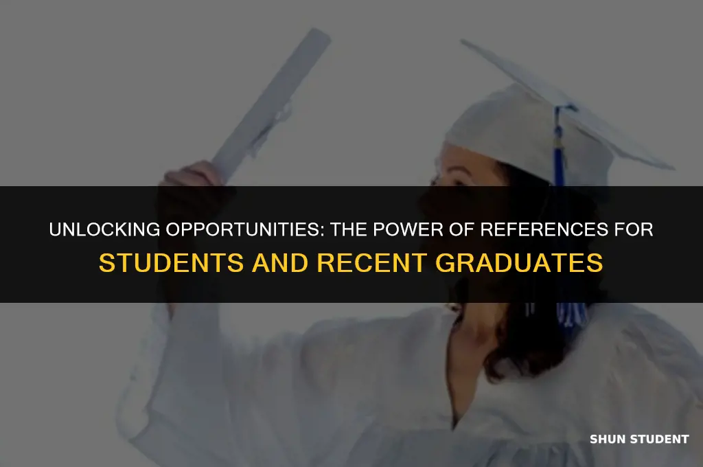 what is students and recent graduates on references