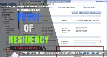 Understanding Teachers' Protocol for Verifying Student Residency Proof
