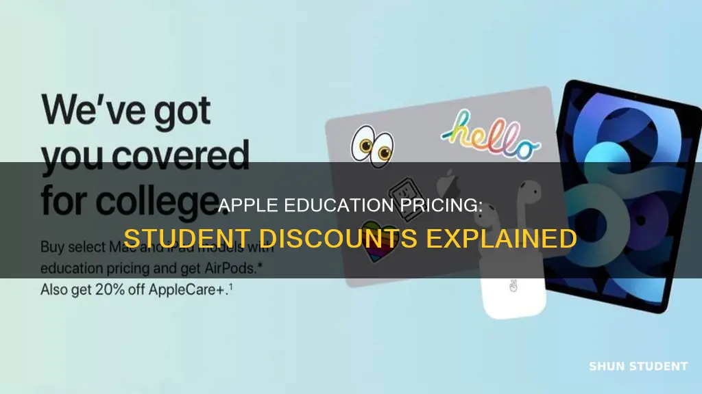 what is the apple discount for university students