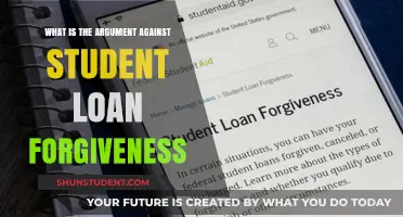 The Case Against Student Loan Forgiveness: Fairness and Fiscal Concerns