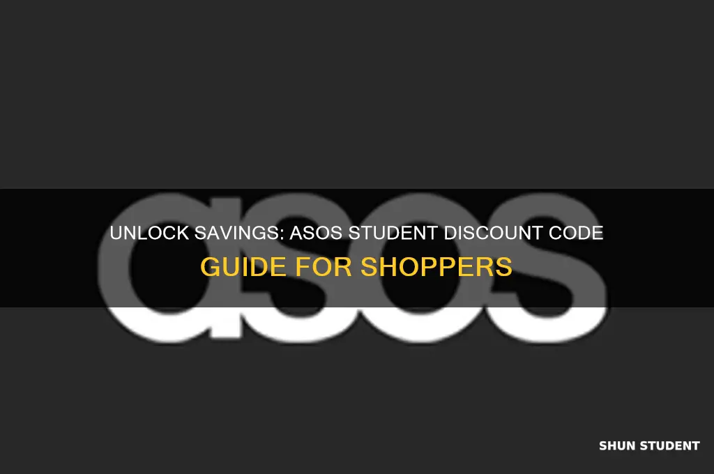 what is the asos student discount code