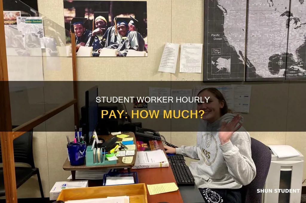 what is the average hourly pay for a student worker