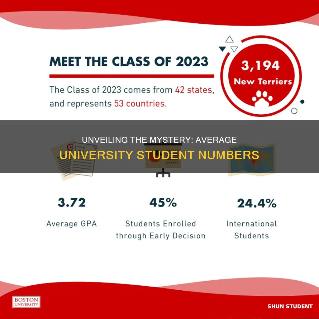 what is the average number of students at a university