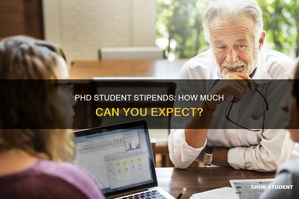 what is the average pay as a phd student