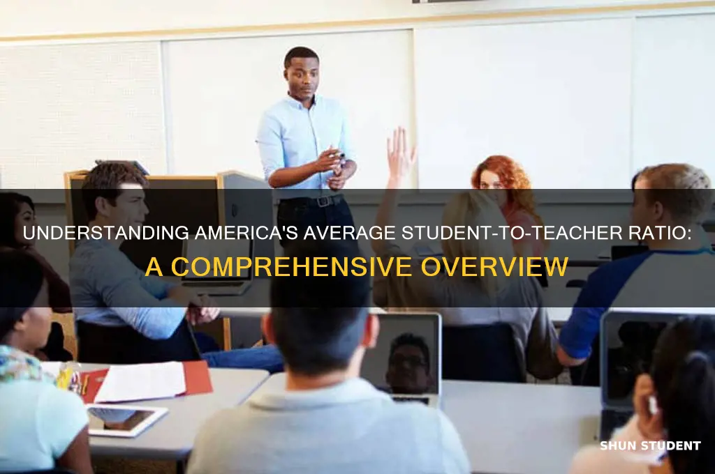 what is the average student to teacher ratio in america