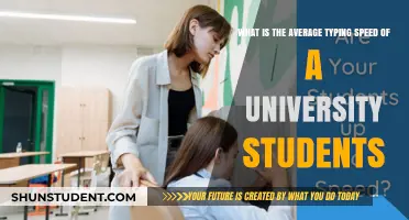 University Students: How Fast Can They Type?