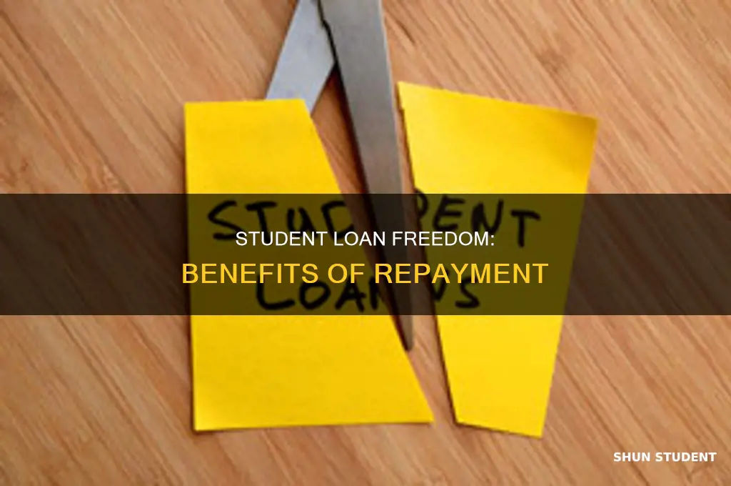 what is the benefit to paying off student loans