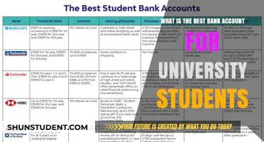 Best Bank Accounts: University Students' Guide