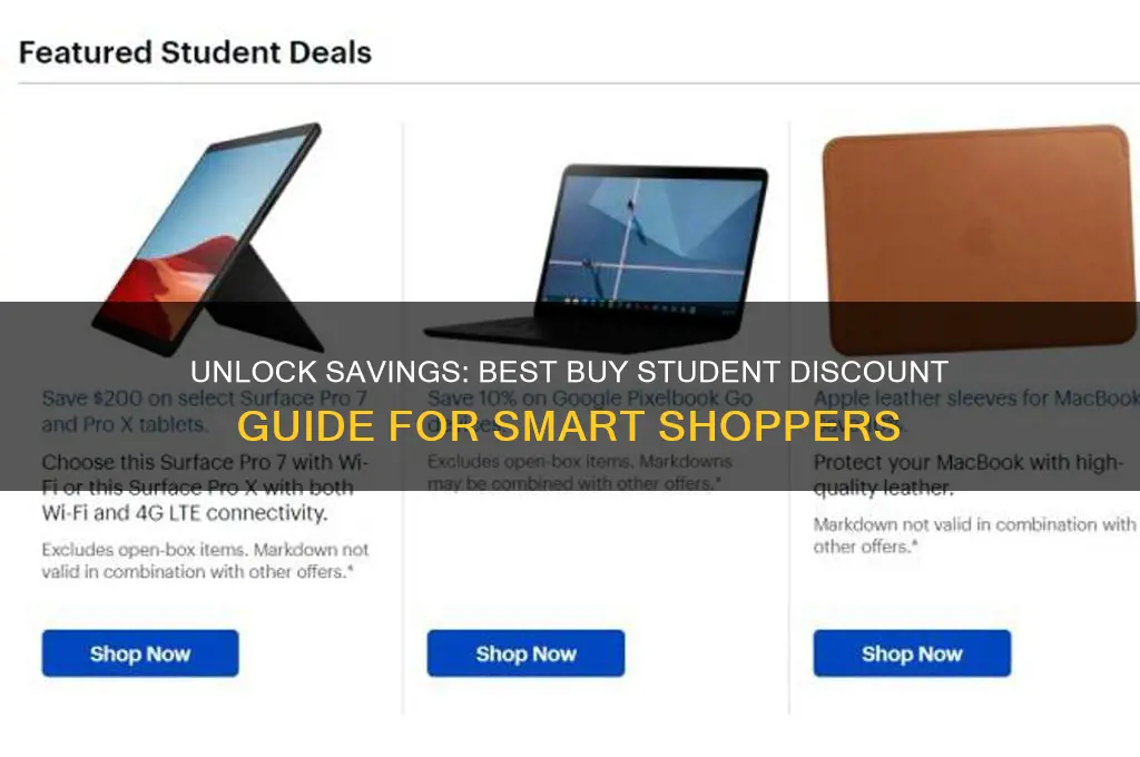 what is the best buy student discount