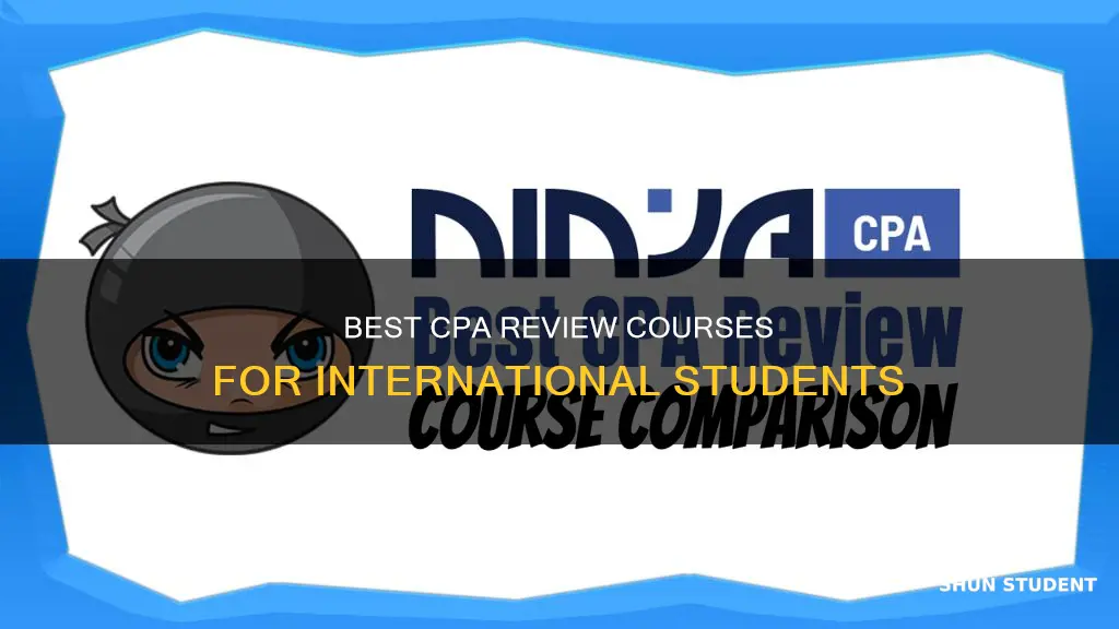 what is the best cpa review course for international students