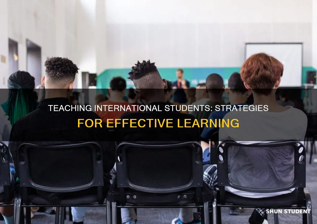 what is the best way to teach international students