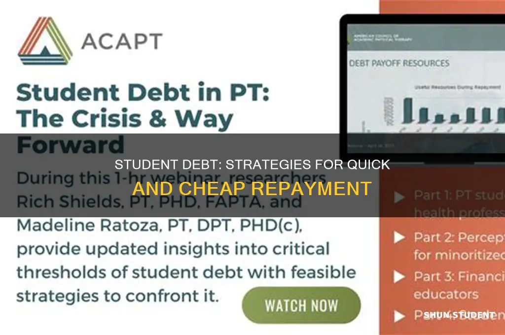 what is the cheapest way to pay off student loans