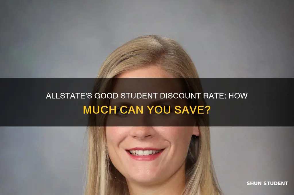 what is the discount rate for good student with allstate