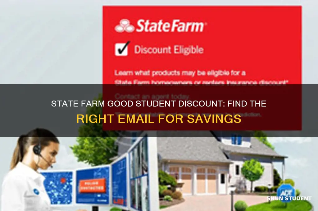what is the email for state farm good student discount