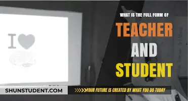 Unveiling the Full Form of Teacher and Student: A Comprehensive Guide