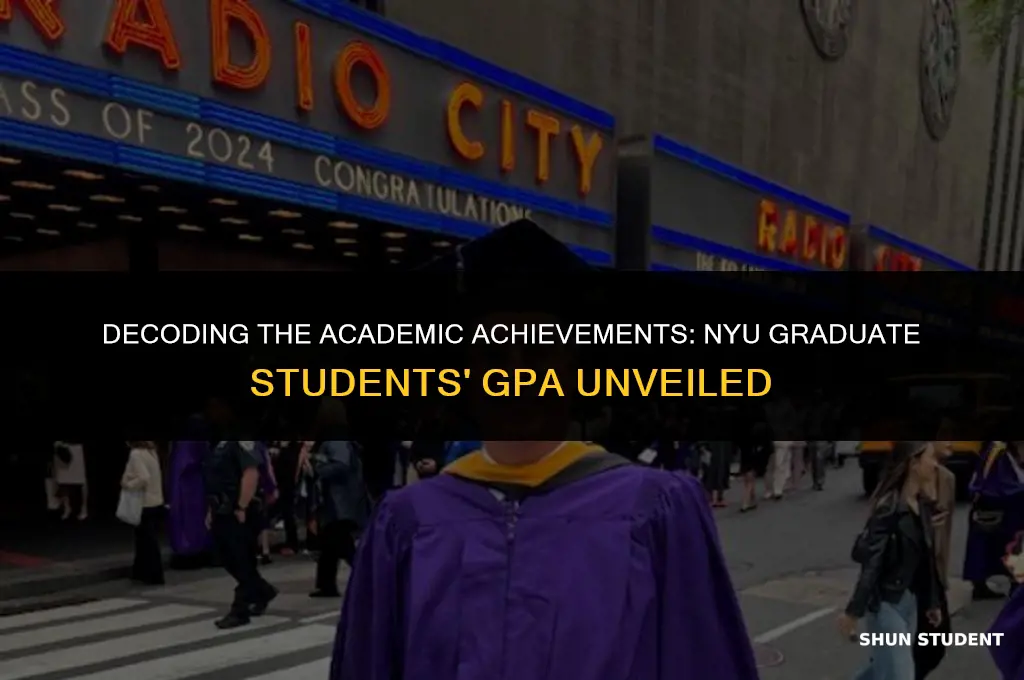 what is the gpa of the average nyu graduate student
