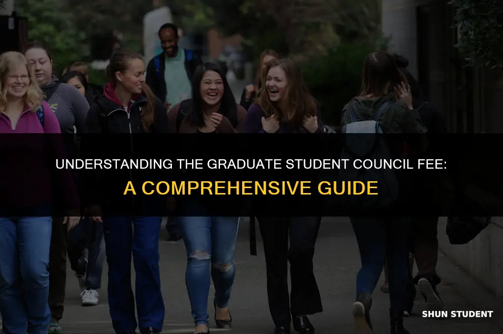 what is the graduate student council fee