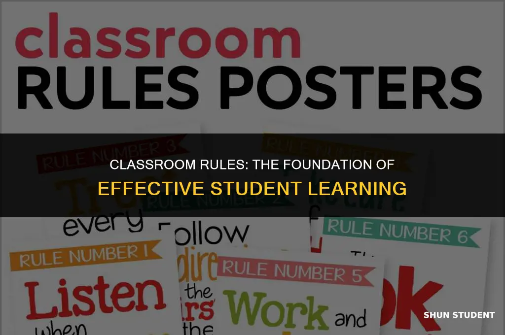 what is the importance of classroom rules in students learning