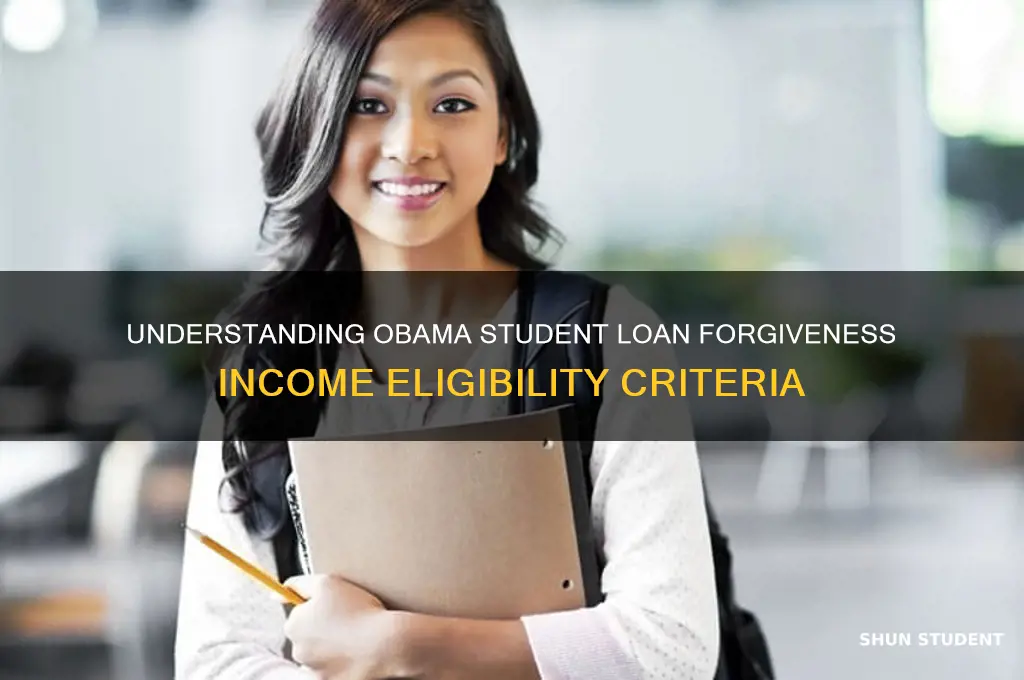 what is the income bracket for obama student loan forgiveness