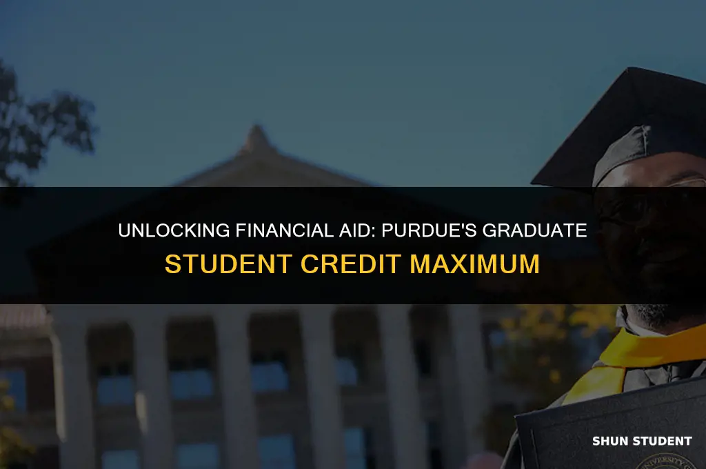 what is the maximun credit for graduate student purdue