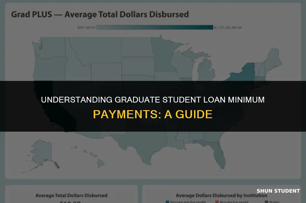 what is the minimum payment for graduate student loans