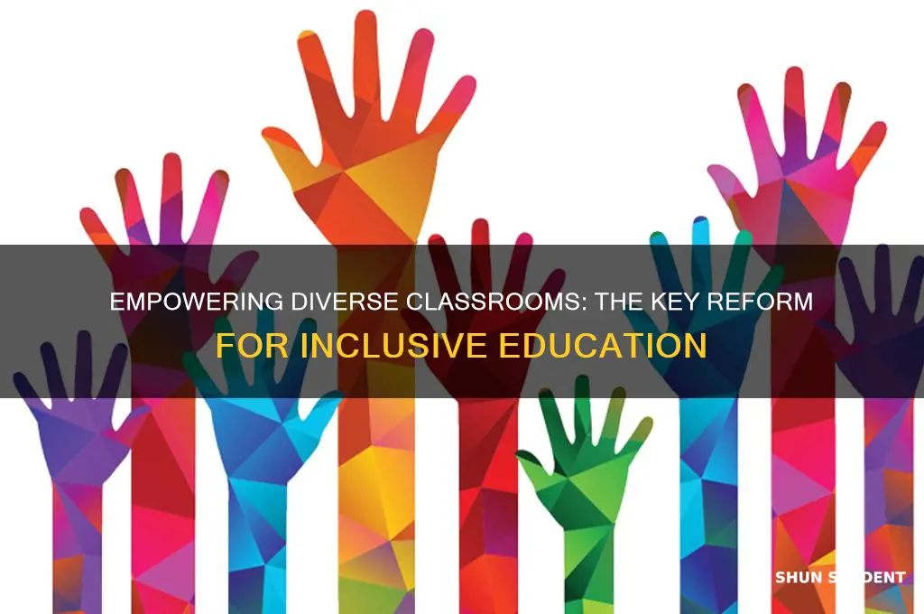 what is the most important reform when teaching diverse students
