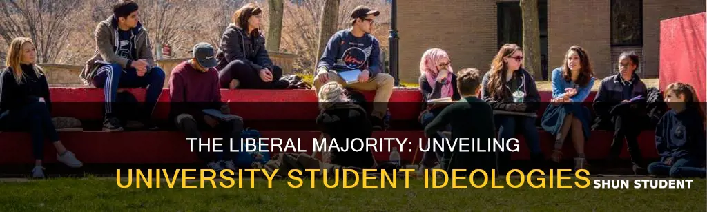 what is the percentage of liberal students in universities