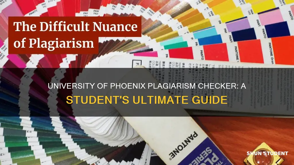 what is the plagiarism checker student guide university of phoenix