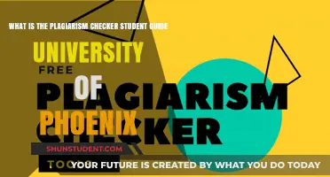 Plagiarism Checker: Student Guide for the University of Phoenix