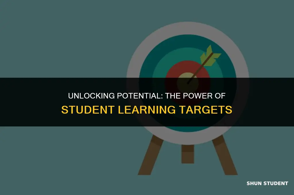 what is the purpose of a student learning target