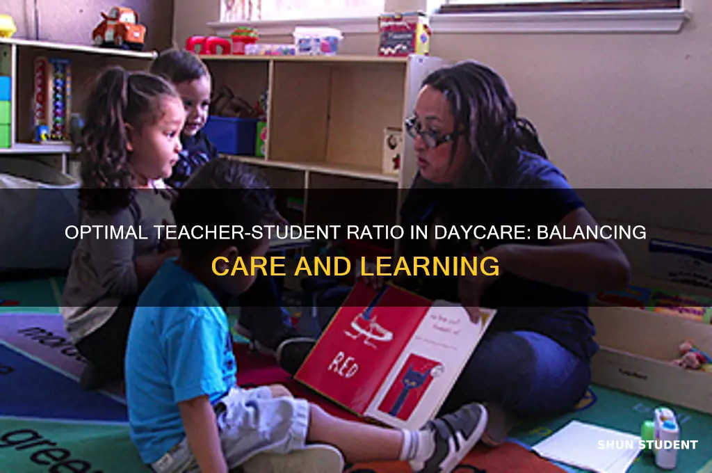 what is the ratio for teacher student in daycare