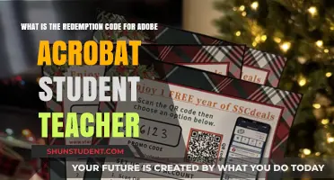 Unlock Adobe Acrobat Student Teacher Edition with Redemption Code