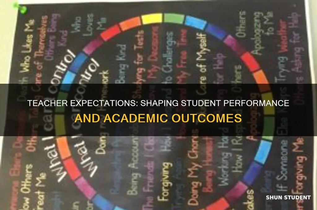 what is the relationship between teacher expectations and student performance