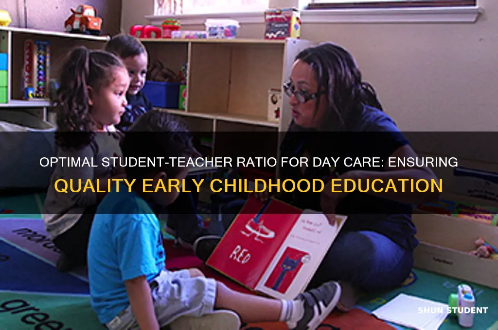 what is the require student teacher ratio in day care