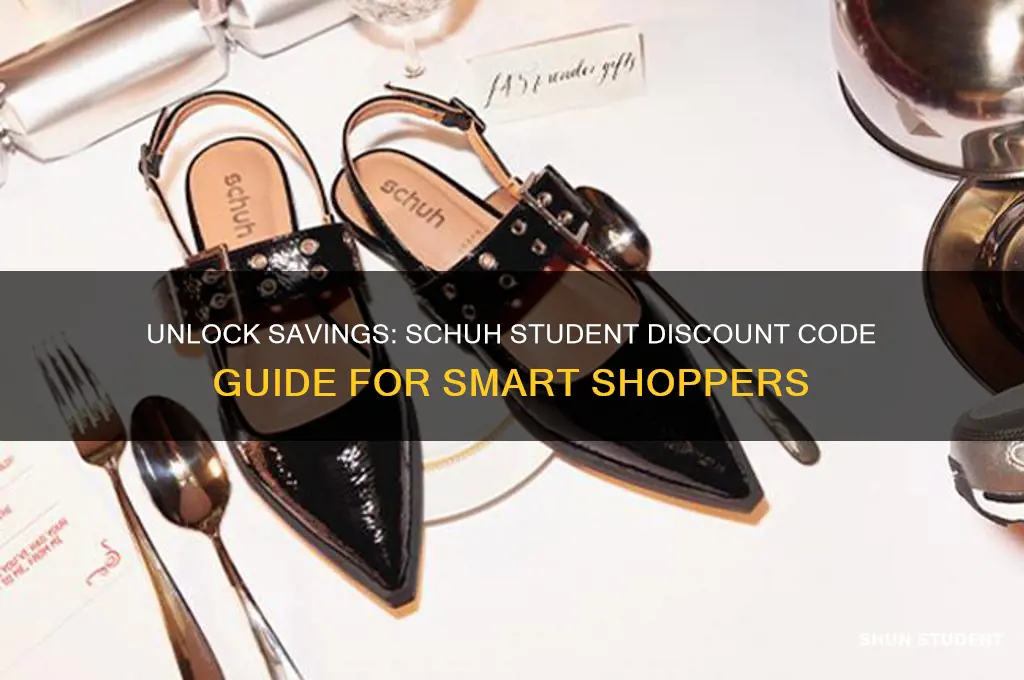 what is the schuh student discount code