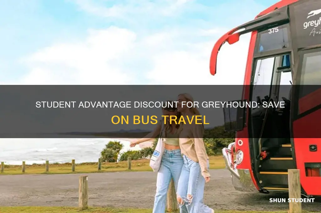 what is the student advantage discount for greyhound