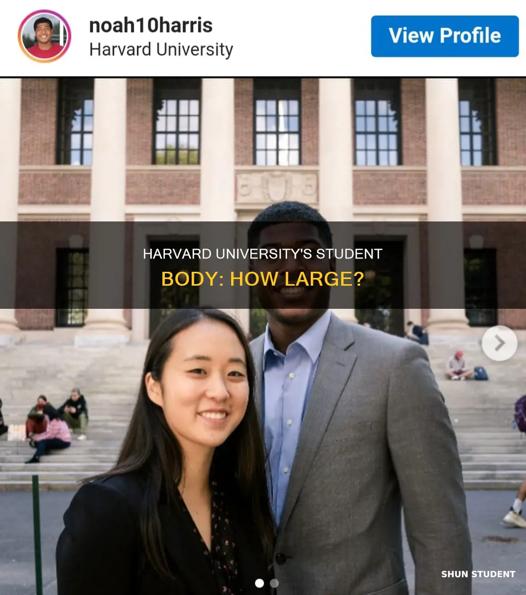 what is the student body size of harvard university