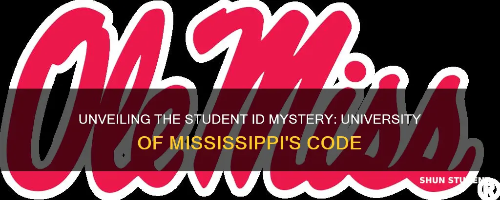 what is the student code number for university of mississippi