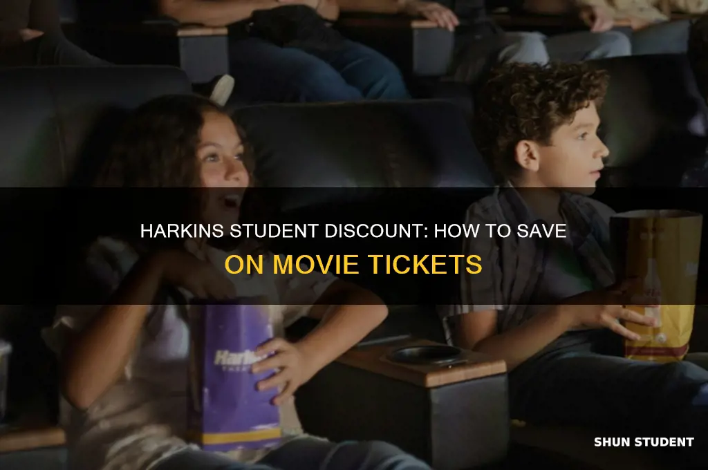 what is the student discount at harkins