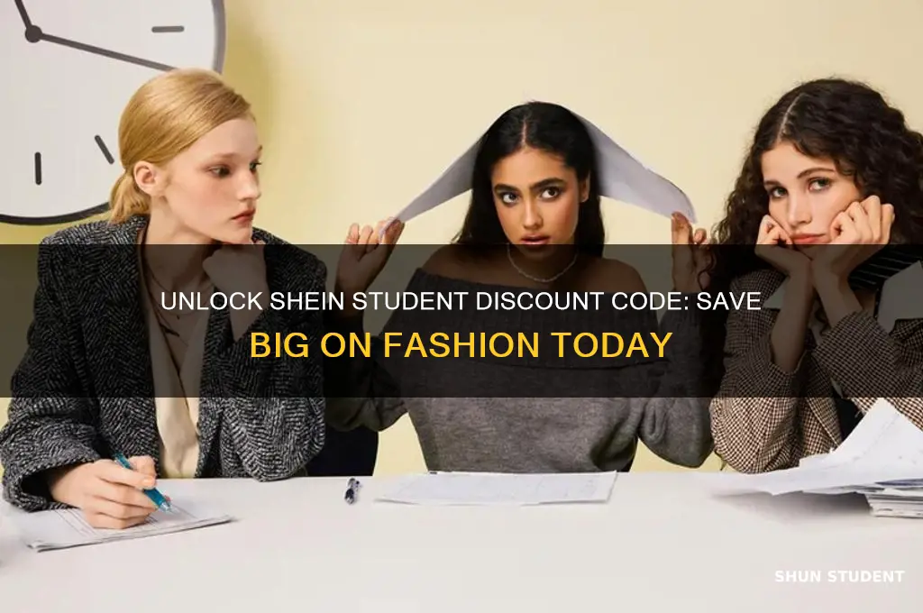 what is the student discount code for shein