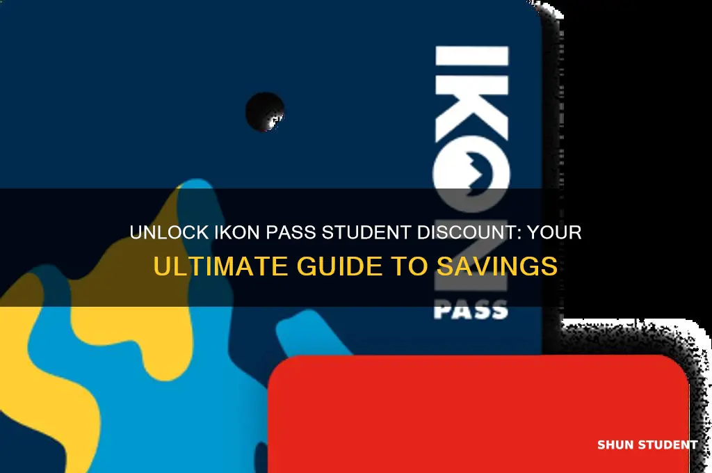 what is the student discount for ikon pass