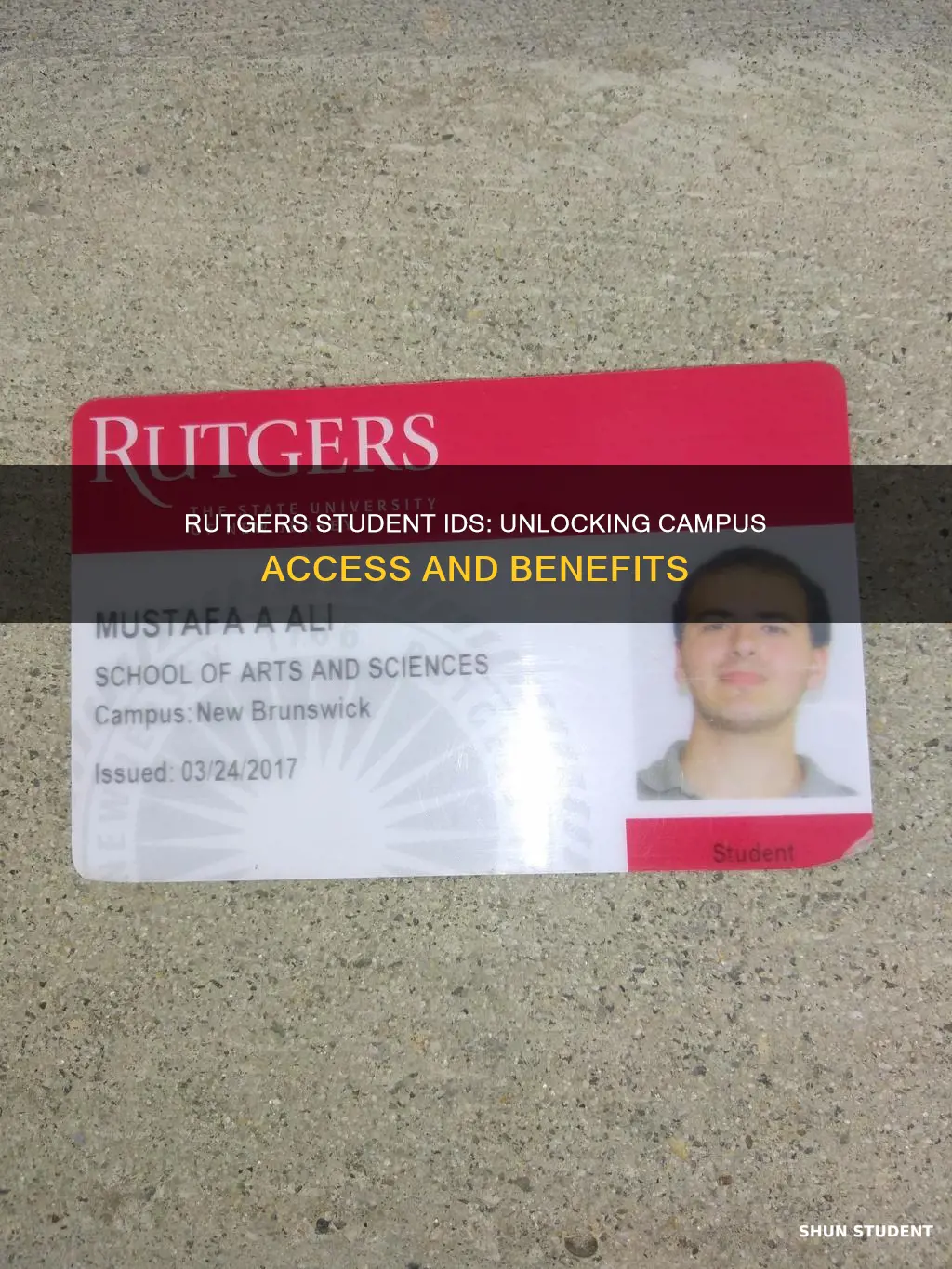 what is the student id at rutgers university